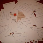 Autogram kártyák a Pannon Klassz Közösség kezdeményezéseként