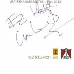 Cserhalmi György autogram kártyája